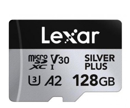 Karta pamięci Lexar 128GB microSDXC Silver Plus UHS-I U3 A2 V30